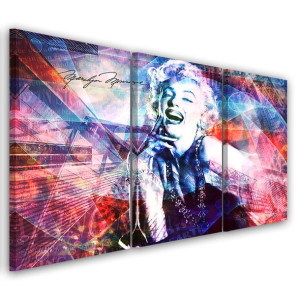 OBRAZ TRYPTYK Marylin Monroe 60x30