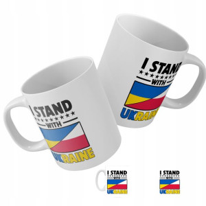 Kubek Solidarni Z Ukrainą Anty War Anonymous Mix