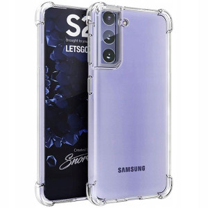 Etui Anti-shock Do Samsung S21 Ochronne Bezbarwne