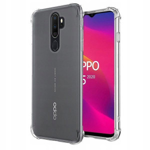 Etui Anti-shock Do Oppo A5 2020 Ochronne Bezbarwne