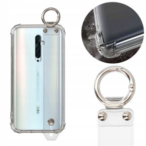 Etui Anti-shock Z Paskiem Do Oppo Reno 2 Ochronne