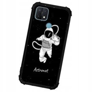 Etui ANTISHOCK do OPPO A35 KOSMOS Księżyc Wzory