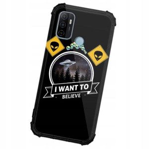 Etui ANTISHOCK do OPPO A53 KOSMOS Księżyc Wzory