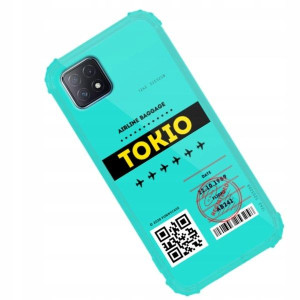 Etui Antishock Do Oppo A72 5g Bilet Podróż Wzory