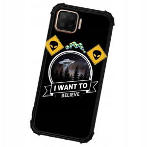 Etui ANTISHOCK do OPPO A73 KOSMOS Księżyc Wzory