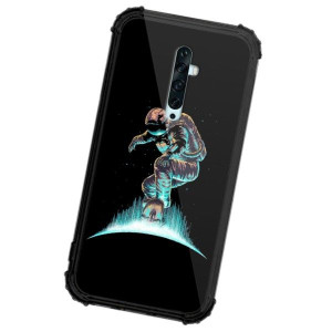 Etui ANTISHOCK do OPPO RENO 2 KOSMOS Księżyc Wzory