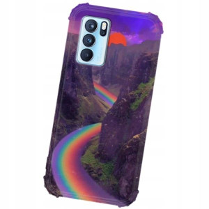 Etui ANTISHOCK do OPPO RENO 6 5G Case Kosmos Wzory