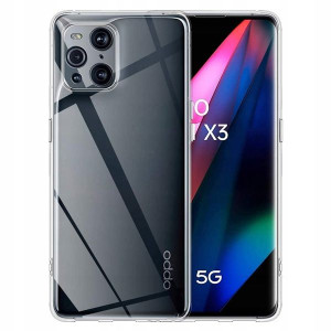 Etui Clear Do Oppo Find X3 Ochronne Case Bezbarwna