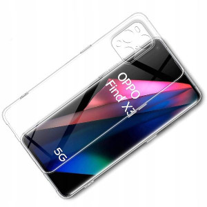 Etui Clear Do Oppo Find X3 Pro Ochronne Bezbarwna