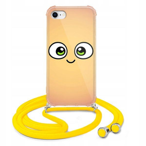Etui Crossbody do OPPO A32 Żółty Top Wzory