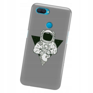 Etui do OPPO A12 Obudowa Case KOSMOS Księżyc Wzory