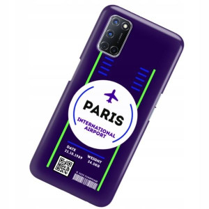 Etui Do Oppo A52 Case Bilet Travel Podróż Wzory