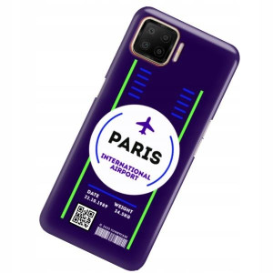 Etui Do Oppo F17 Case Bilet Travel Podróż Wzory