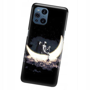 Etui do OPPO FIND X3 PRO Case KOSMOS Księżyc Wzory