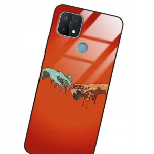 Etui GLASS do OPPO A15 Obudowa Anime TOP Wzory