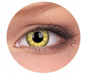Soczewki kolorowe kontaktowe Crazy Lens Timekeeper, 2 szt. roczne