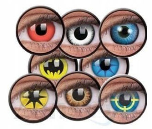Soczewki kolorowe kontaktowe Crazy Lens 2szt. zmieniające kolor RÓŻNE WZORY