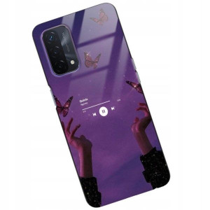 Etui Glass do OPPO A93 5G Muzyka Spotify Top Wzory