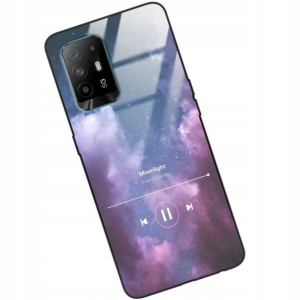 Etui Glass do OPPO A94 4G Muzyka Spotify Top Wzory
