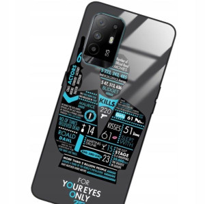 Etui Glass do OPPO A95 4G Bond 007 TOP 100 Wzory