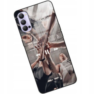 Etui Glass do OPPO RENO 4 Muzyka Spotify Top Wzory