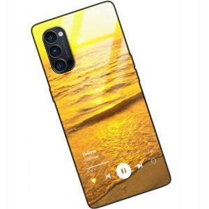 Etui Glass do OPPO RENO 4 PRO Muzyka Spotify Wzory