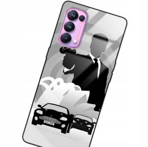 Etui Glass do OPPO RENO 5 PRO Bond 007 TOP Wzory