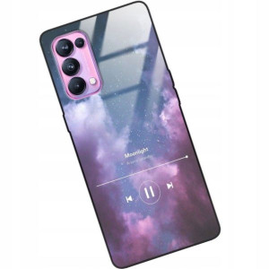 Etui Glass do OPPO RENO 5 PRO Muzyka Spotify Wzory