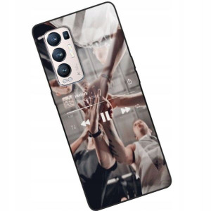 Etui Glass do OPPO RENO 5 PRO PLUS Muzyka Wzory