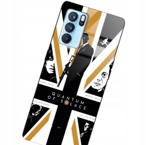 Etui Glass do OPPO RENO 6 Bond 007 TOP 100 Wzory