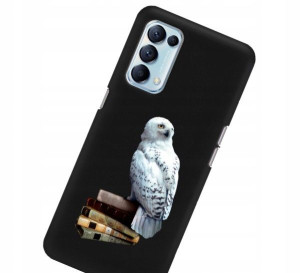 Etui Mat do OPPO RENO 5 PRO 5G Czarny Filmy Wzory