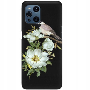Etui Matowe Czarne Do Oppo Find X3 Pro Case Wzory