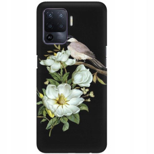 Etui Matowe Czarne Do Oppo Reno 5 Lite Case Wzory