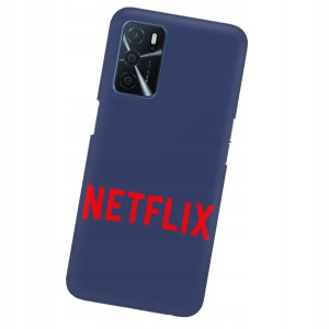 Etui Matowe do OPPO A16 Granat Filmy Gry Wzory