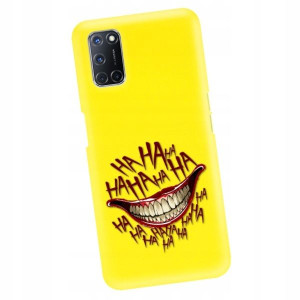 Etui Matowe do OPPO A52 Żółte Filmy Gry Wzory