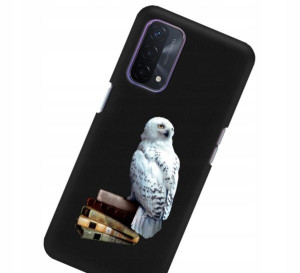 Etui Matowe do OPPO A54 5G Czarny Gry Filmy Wzory