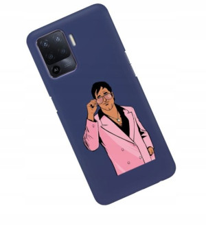 Etui Matowe do OPPO F19 PRO Granat Filmy Gry Wzory