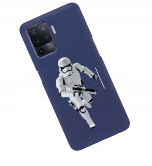 Etui Matowe do OPPO RENO 5F Granat Filmy Gry Wzory