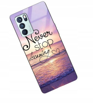 Etui Szklane DO OPPO RENO 6 PRO Case Różne Wzory