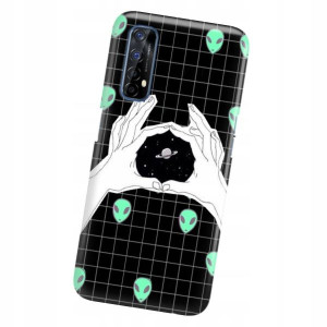 Etui do REALME 7 Obudowa Case KOSMOS Księżyc Wzory