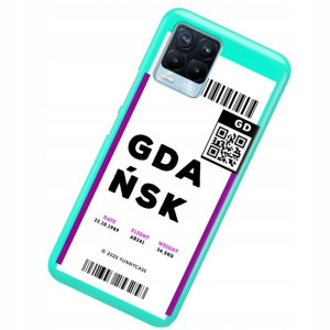 Etui Do Realme 8 Case Bilet Travel Podróż Wzory