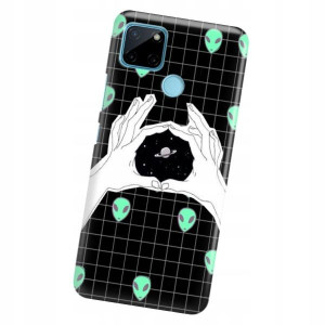 Etui do REALME C25Y Obudowa KOSMOS Księżyc Wzory