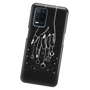 Etui do REALME V13 5G Obudowa KOSMOS Księżyc Wzory