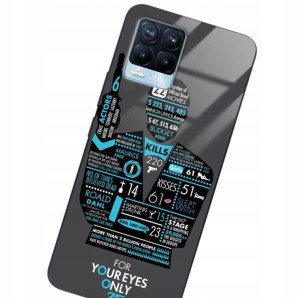 Etui Glass do REALME 8 PRO Bond 007 TOP 100 Wzory
