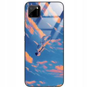 Etui Glass do REALME C11 Dla Fana Kosmosu Wzory