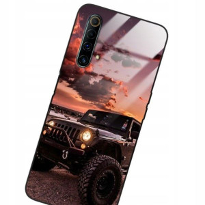 ETUI GLASS DO REALME X50 5G Obudowa Auta Top Wzory