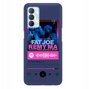 Etui MAT do REALME GT MASTER 5G Granat Wzory
