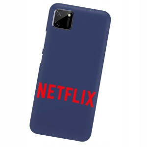 Etui Matowe do REALME C11 2021 Granat Filmy Wzory