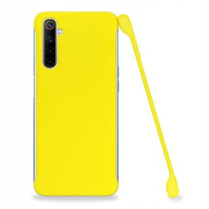 Etui Matowe Plecki Do Realme X50 5g Żółty