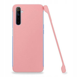 Etui Matowe Plecki Do Realme X50 Różowy